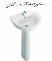 Lavabo Atila con pedestal 65 x 41 cm